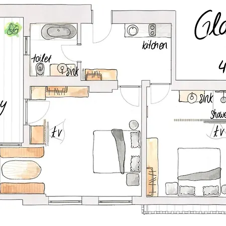 Glanzer Homes 2* Sölden